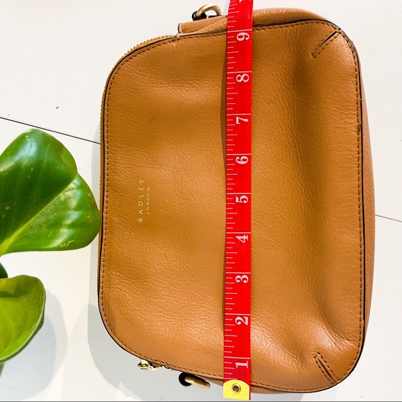 NWOT Radley London Soft Leather Brown Crossbody Bag (Duke's Place) - Picture 11 of 13